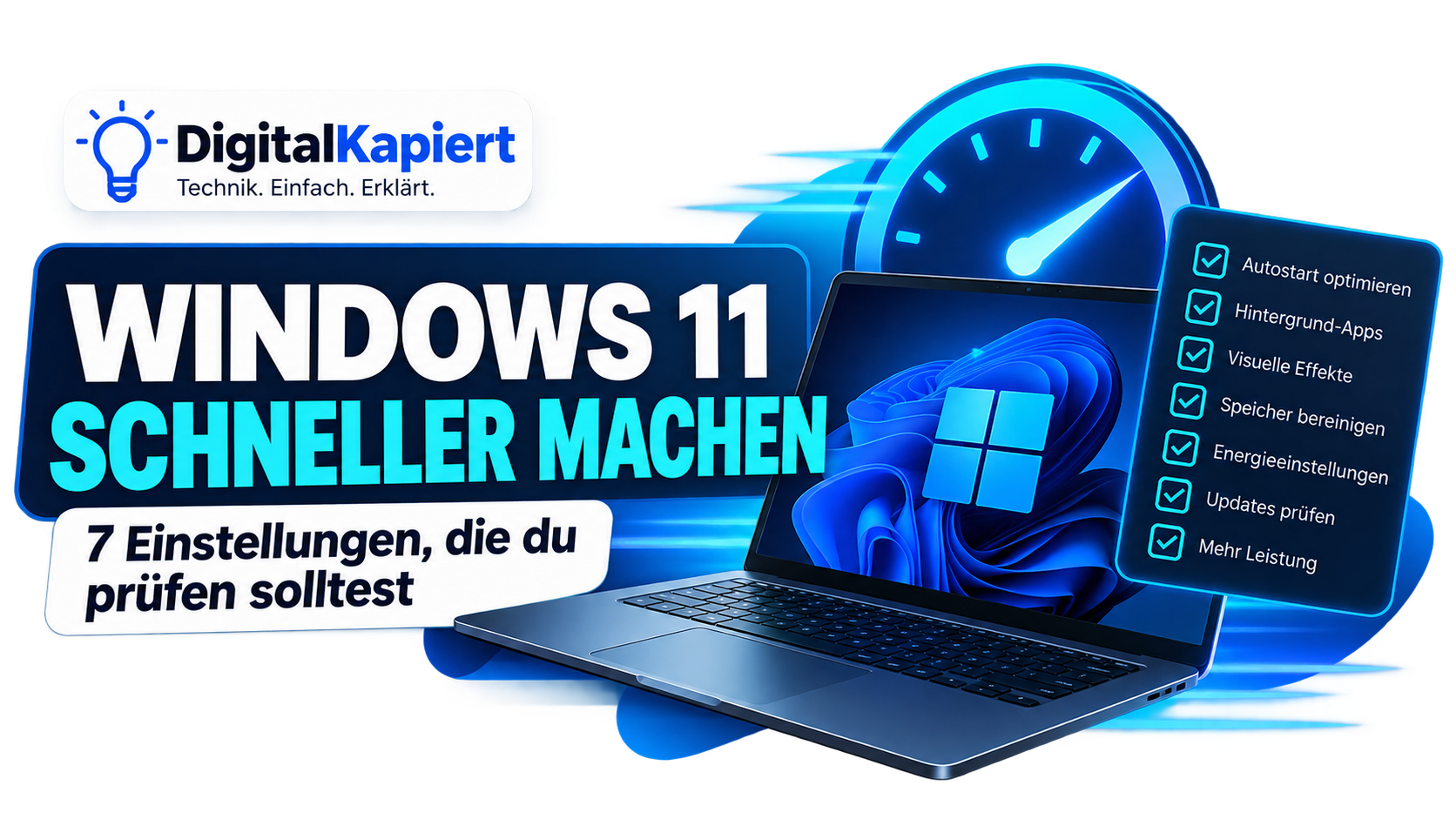 Windows 11 schneller machen: 7 Einstellungen, die du prüfen solltest